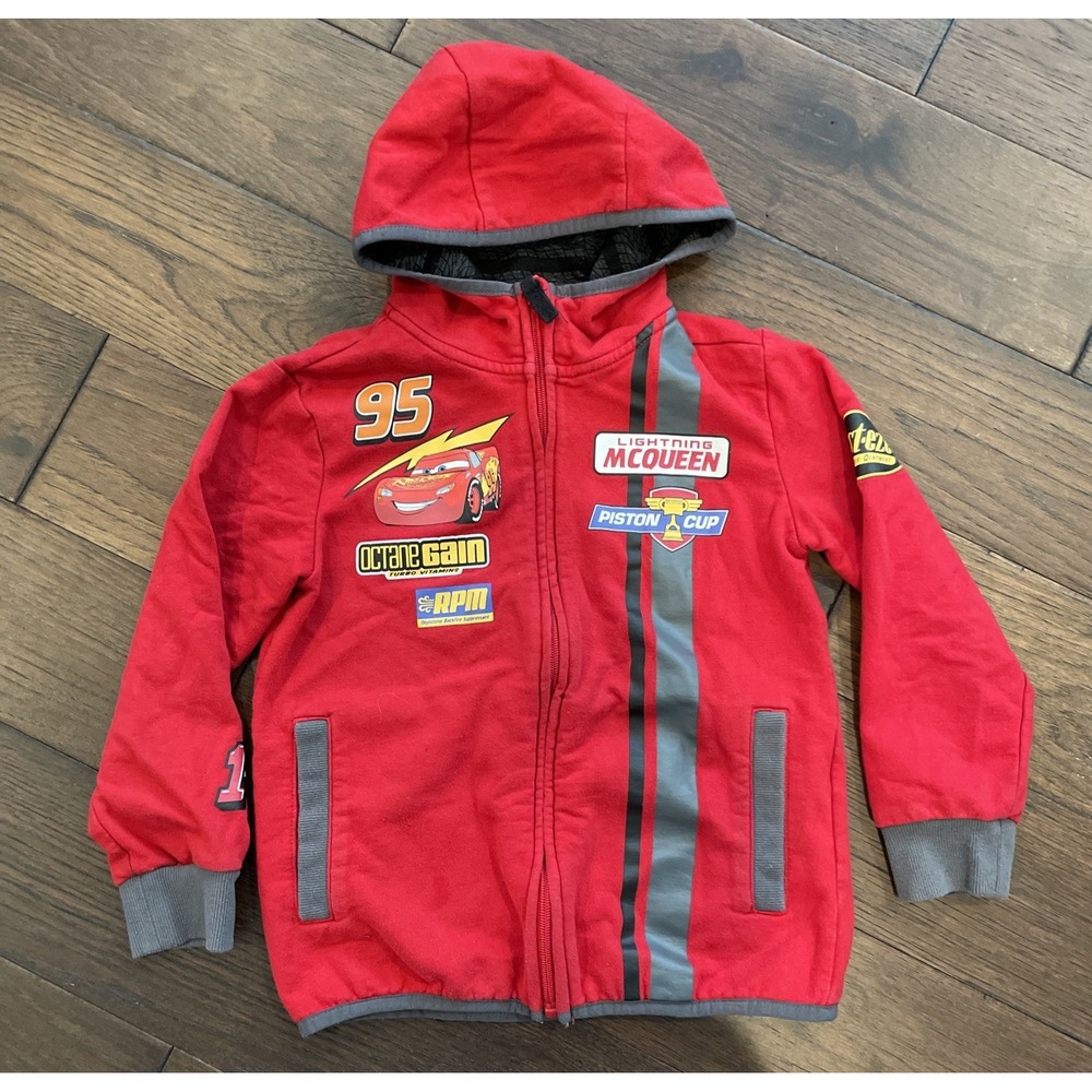 Disney Parks Cars Lightning McQueen Jacket Boys US 5/6